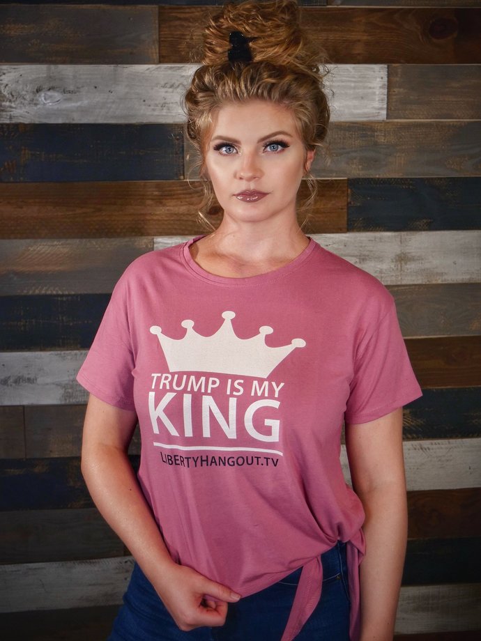 What would u do if your date showed up in a trump is my king t-shirt?