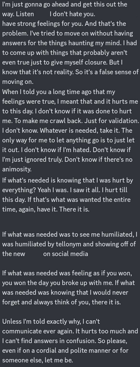 Was this the right response to my ex with BPD?
