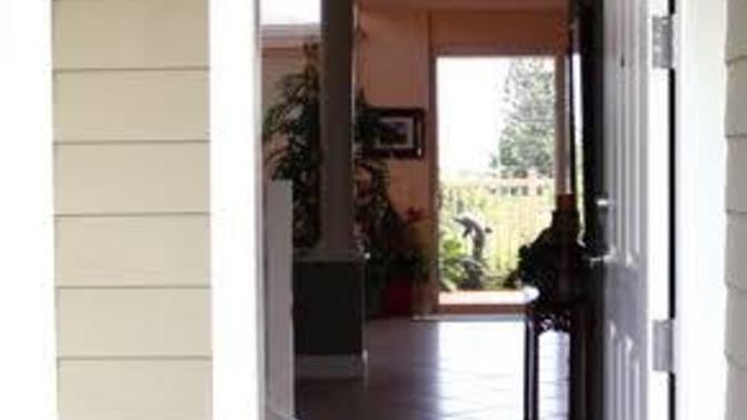 Do you use front door or back door to enter your home?
