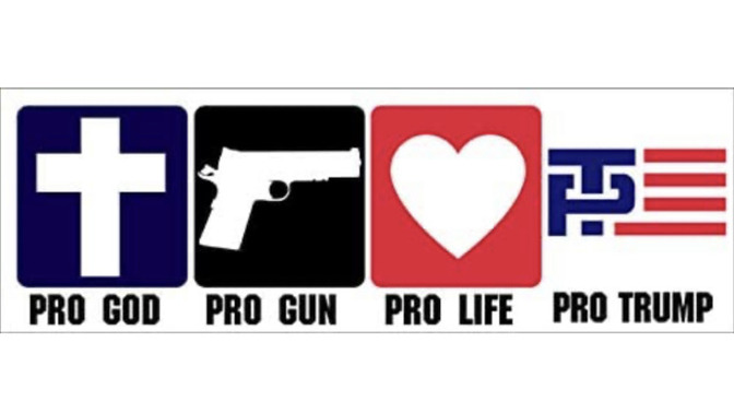 Say you are in the Southwest US. Which bumper magnet are you using to sympathize with the cops?
