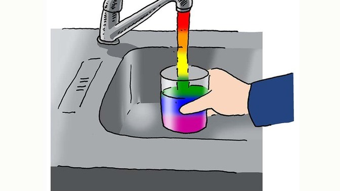 Have you ever drank tap water and thought to yourself 'wow I think im more gay than usual after drinking this water'?