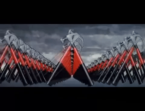 What would you do if there was a army of giant hammers walking towards your house?