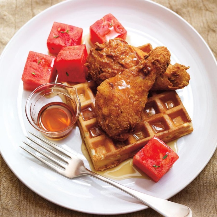 Do you think chicken, waffles and watermelon is considered racially insensitive and shouldn’t be served during black history month?