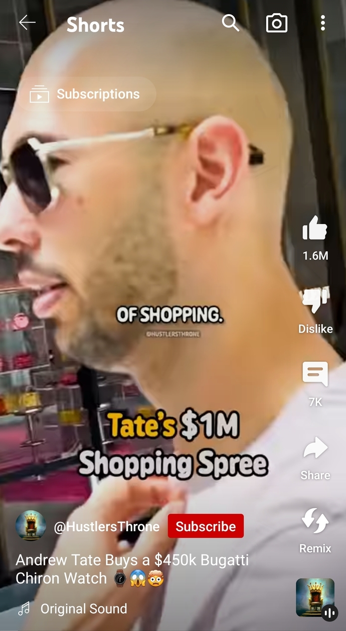Do you think andrew tate / people who spend loads of money on bullshit are insecure?