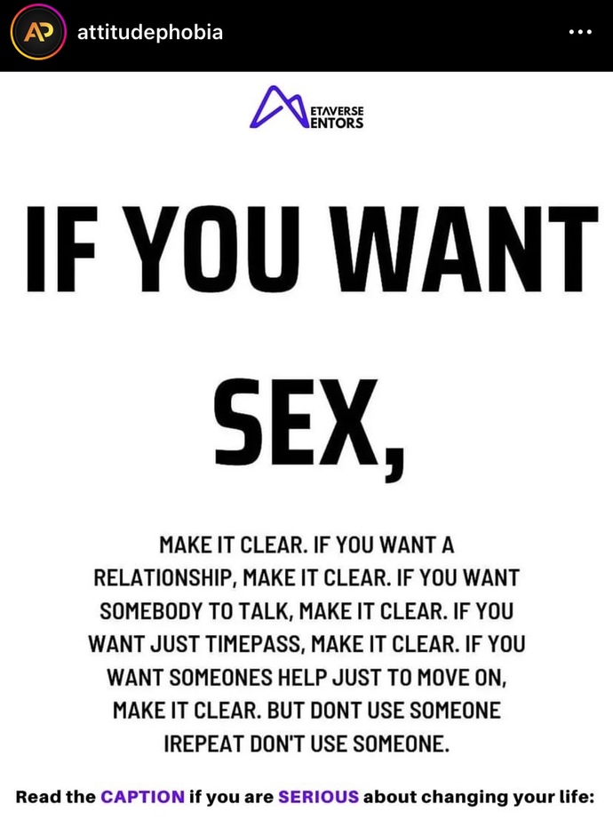 Is it me or is this the worst advice you can give a man?