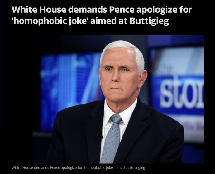 Should Pence apologize to Pete?