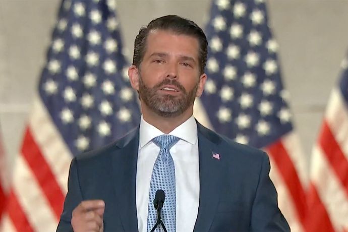 How does Trump Jr. blame Biden for the bank failures when his father was really the cause of this?