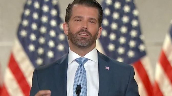 How does Trump Jr. blame Biden for the bank failures when his father was really the cause of this?
