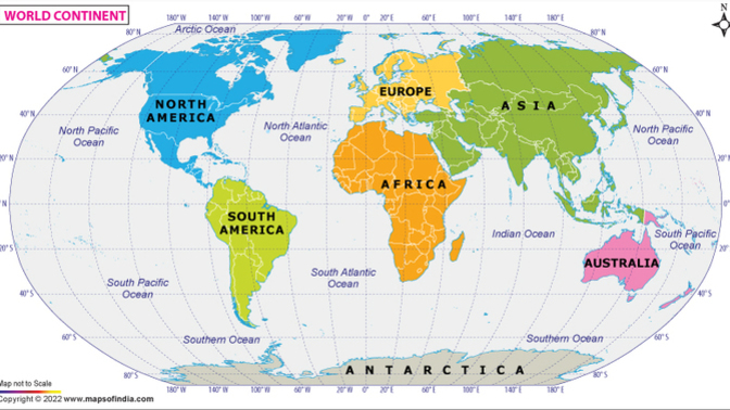 How many continents have you been to in life? and Which ones did you visit?