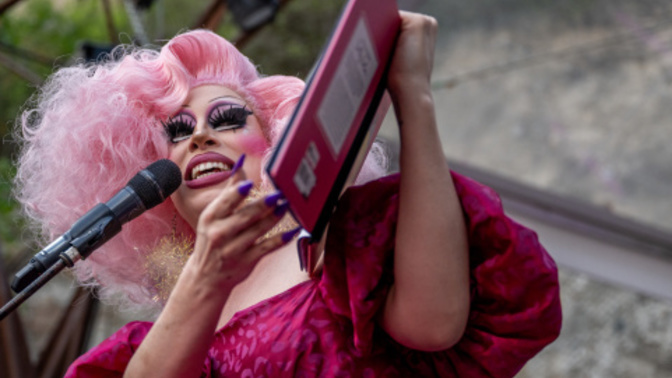 What’s with you guys and drag queens? They’re not stripping or wearing modest dress, are they?
