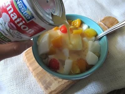 Have you ever had evaporated milk and tinned fruit?
