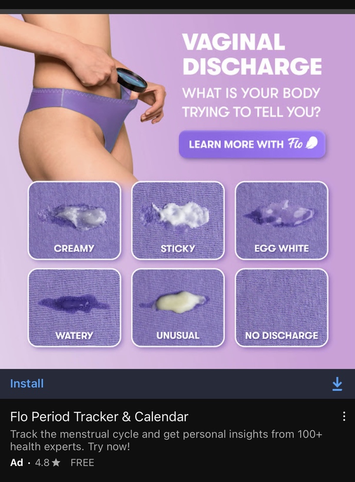 Do you think it’s okay for companies to advertise period health on public platforms where children can see it as well?
