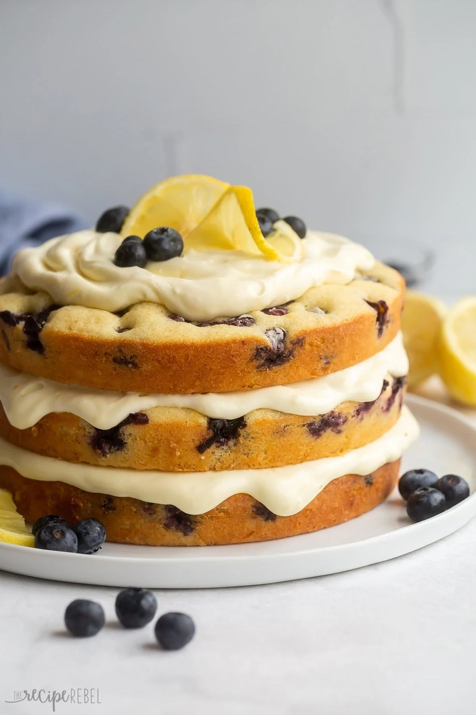 LEMON BLUEBERRY CAKE