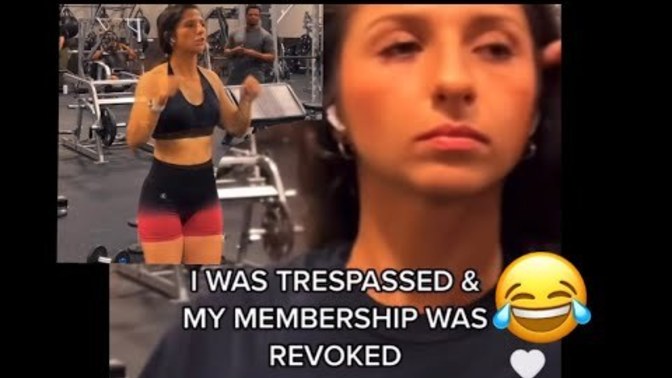 Anyone else find these videos, which are obviously staged, where the woman is trying to shame men at the gym funny?