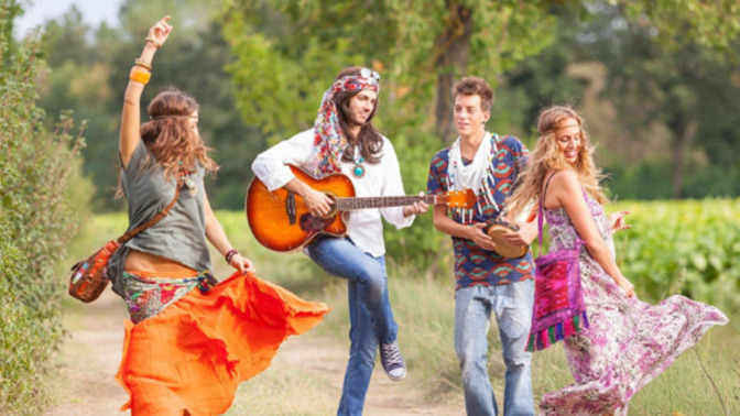 Guys, if you had your druthers, would you druther hang out with hippie chicks, or modern day psychopaths?