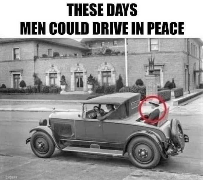 Men, do you insist on being the driver?