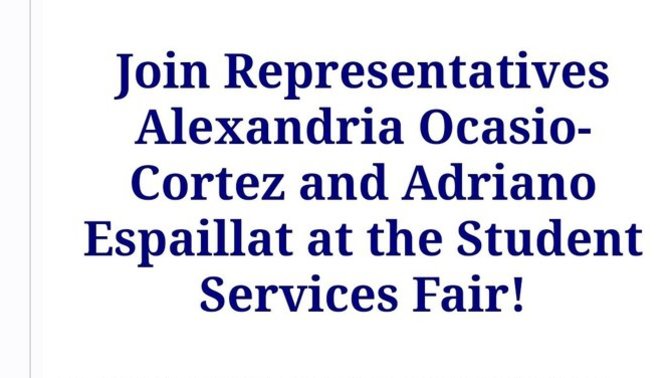 So much for AOC being a progressive, progressives don't do the bidding of the Military Industrial Complex and help recruit students?