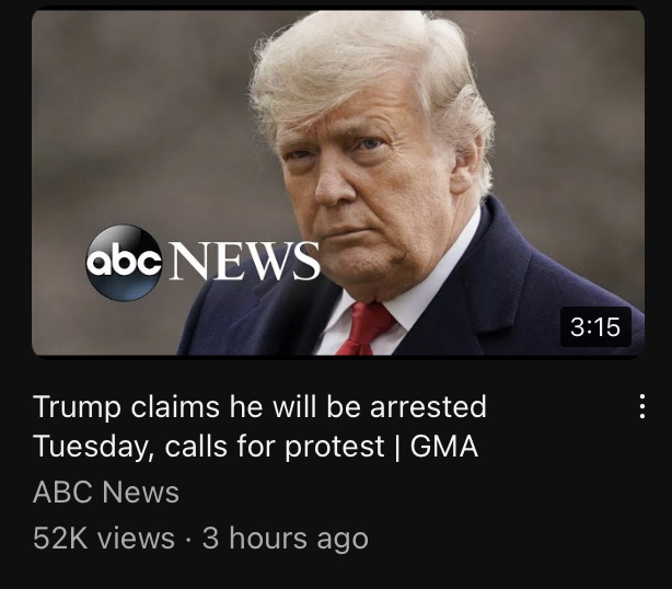 Trump call! Will you protest if they try to arrest him?