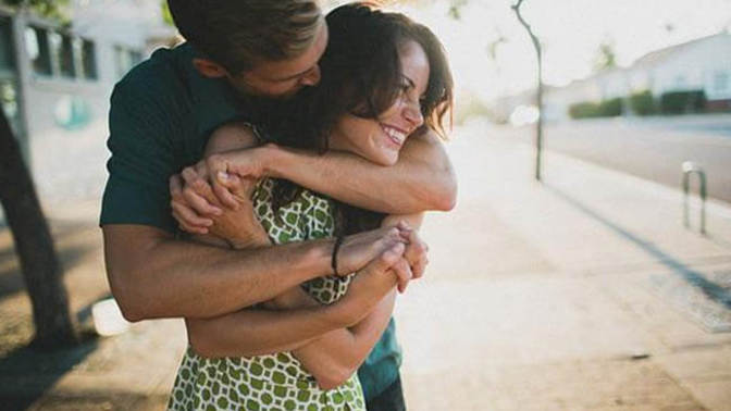 Why does a guy hug me super tight and then not give me attention after?
