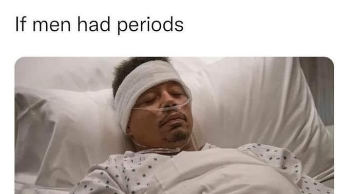 Guys, what would you do if you have a period for a day? Do you know what to expect?
