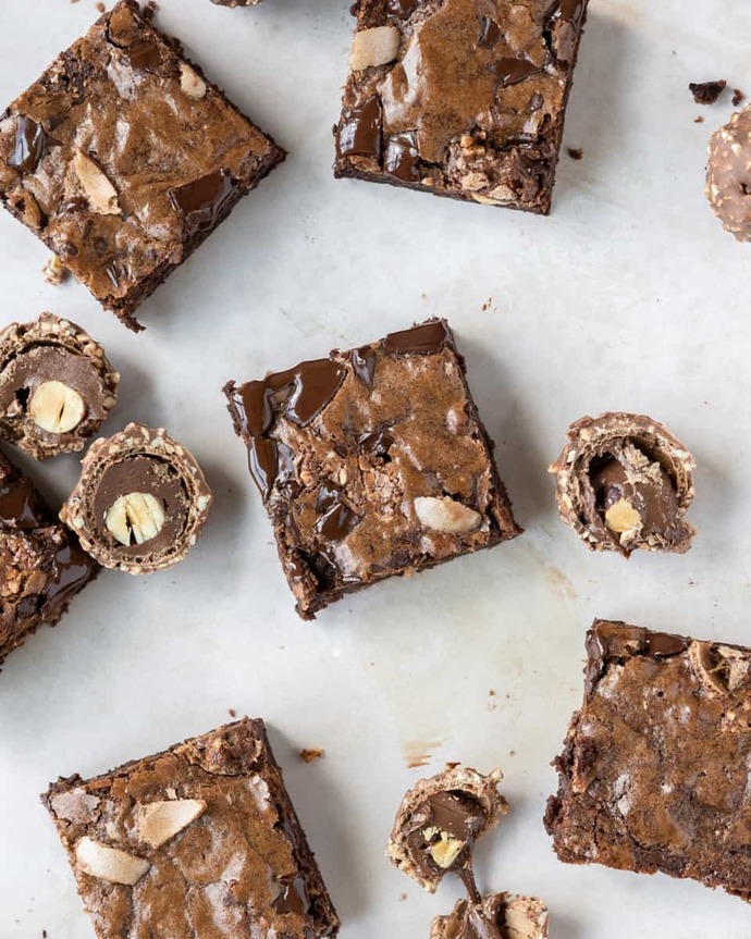 2) Ferrero Rocher brownies