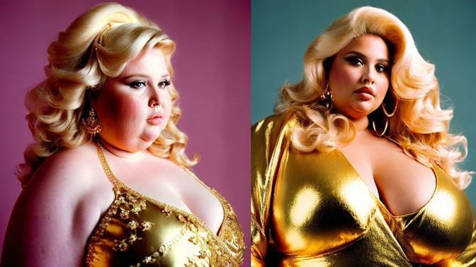 Which of these 2 chubby actresses is more beautiful?