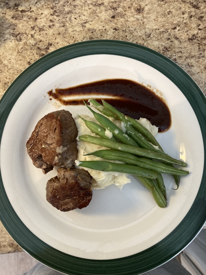What do you think about this steak lunch?