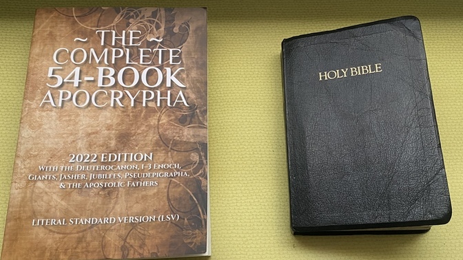 Why they take 54 books out of the Bible over the years?