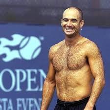 Similar with respect to face and body with somewhat bigger arms and shoulders.