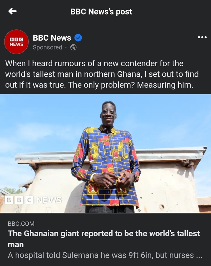 Would u date a man that was 9 ft tall?