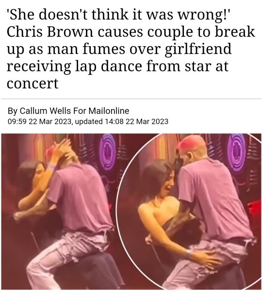 Why would you do if your significant other danced with a celebrity on stage?