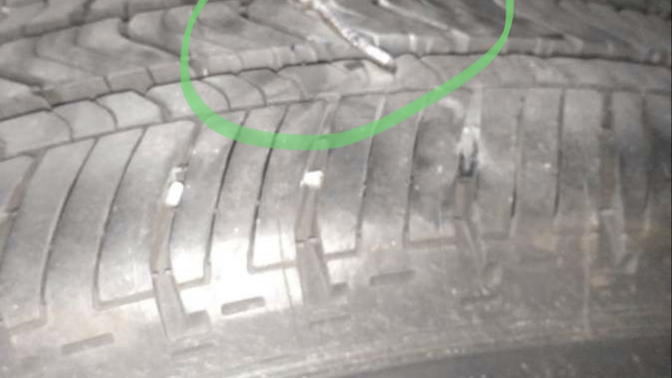 No flat tire light on my dashboard but there’s a nail on my tire?