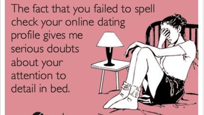Is bad spelling a turn off for you?