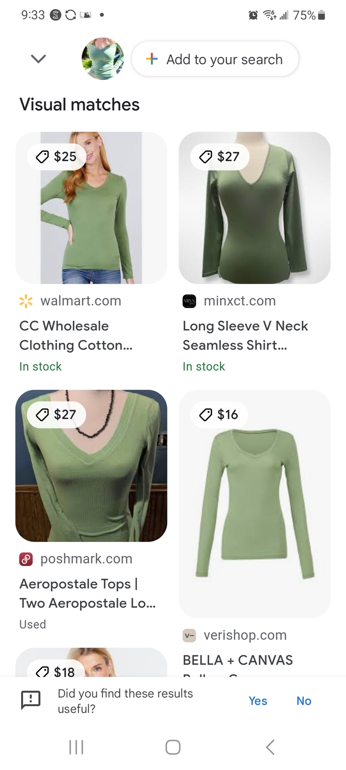 Where to find a nice long sleeve GREEN top like this one?