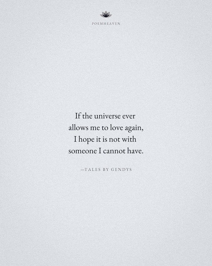 Have you ever loved someone who never loved you back? How did you get over them?