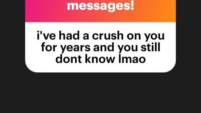 Do you think whoever sent this message was making fun of me, or were they serious when saying they had a crush on me?