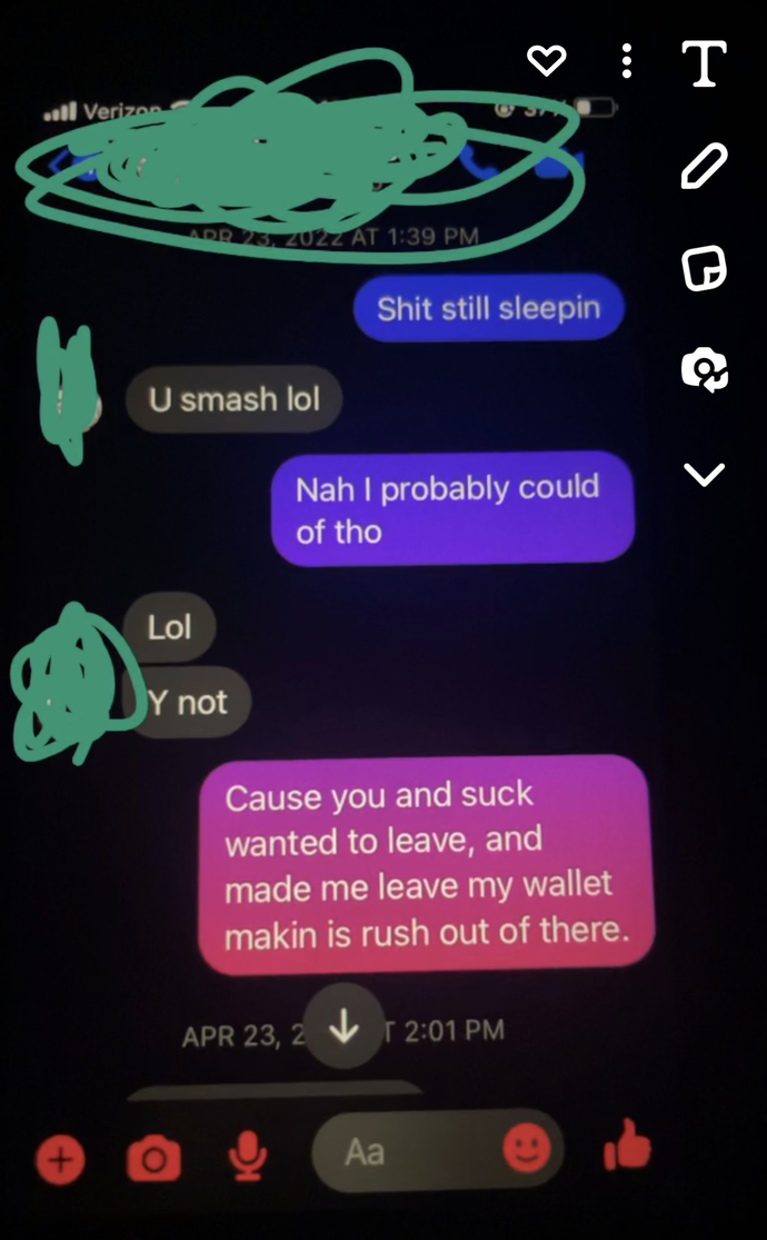 I looked on my boyfriends phone and actually found something?