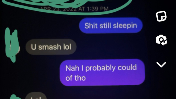 I looked on my boyfriends phone and actually found something?