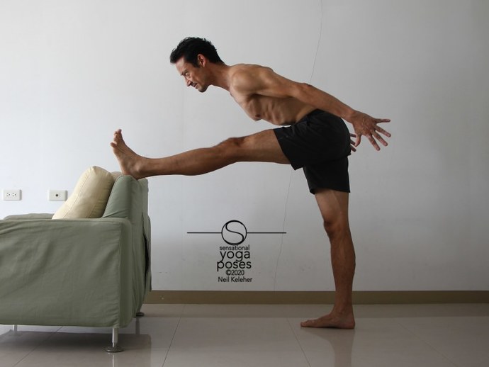 If a girl stretches in front of you, is she trying to make a point?
