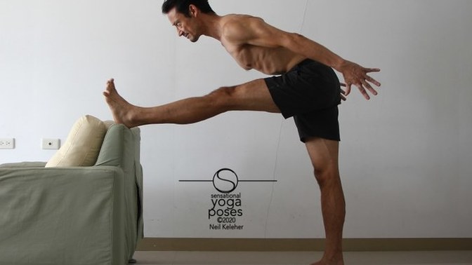 If a girl stretches in front of you, is she trying to make a point?