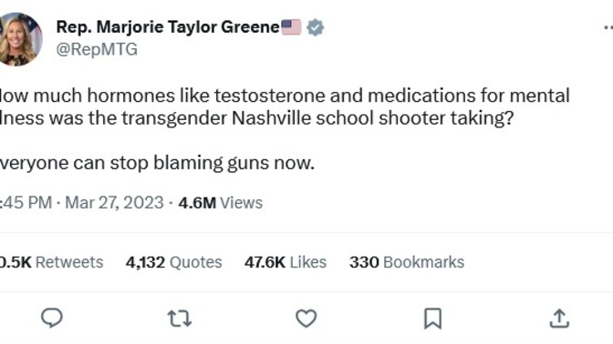Are people like Marjorie Taylor Greene and Trump Jr part of the problem and not the soloution?