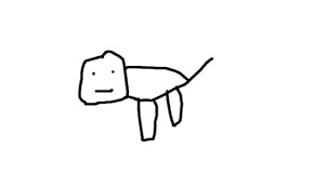 Supposed to be my dog. Even he looked at me like, it took you 20 mins to come up with that?