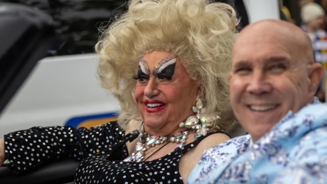 How do you plan on honoring Darcelle XV, "the oldest drag queen" who recently passed away?