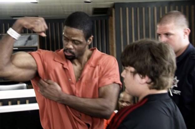 If inmates in prison that go fist to fist with a prime Mike Tyson in prison without weapons, can Mike beat them all in there?