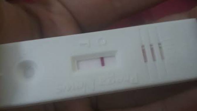 Is the pregnancy test negative?