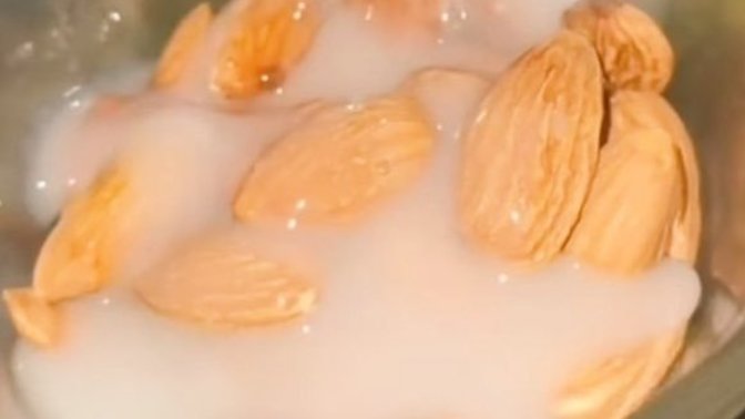 Are almonds healthy for girls if they are eaten with cream?