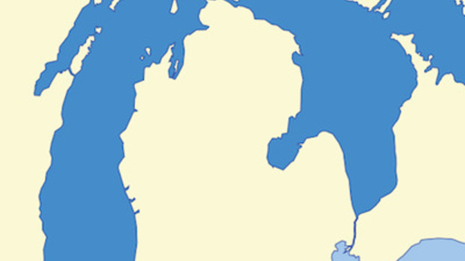 Given that Lake Michigan and Lake Huron are technically one lake, what should we call it?