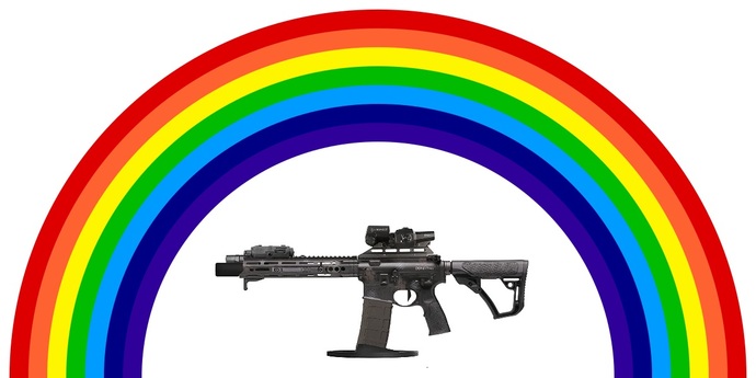 Should the USA restrict guns or restrict songs about rainbows?