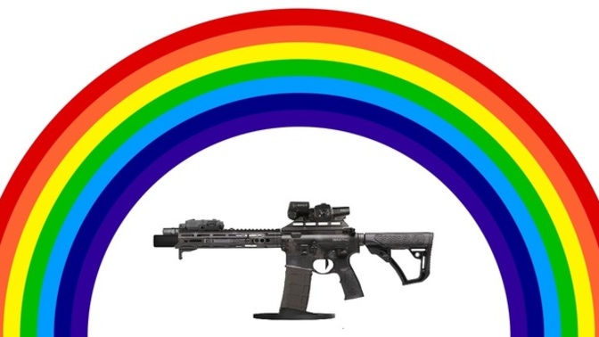Should the USA restrict guns or restrict songs about rainbows?