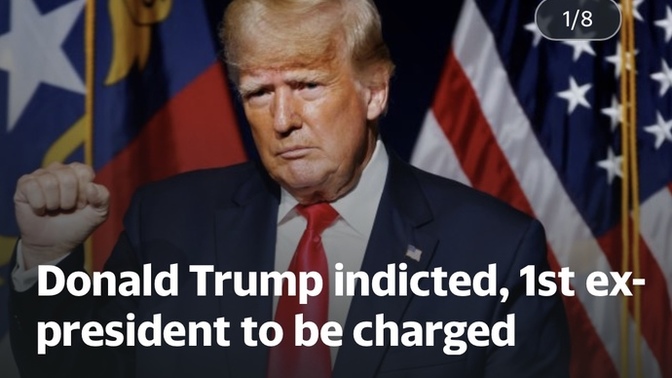 Finally…Trump Indicted. Do you agree with it?